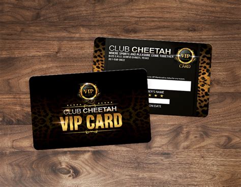 plastic vip cards